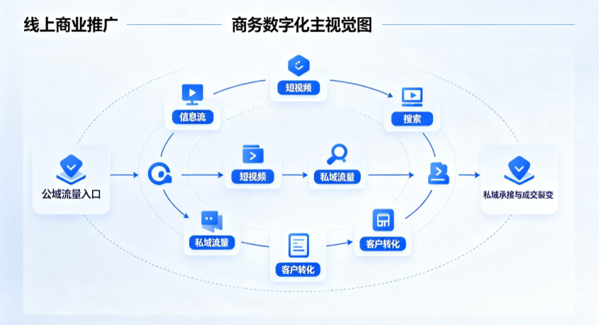 枣强县线上商业推广怎么做？全域流量闭环搭建与低成本转化实战指南
